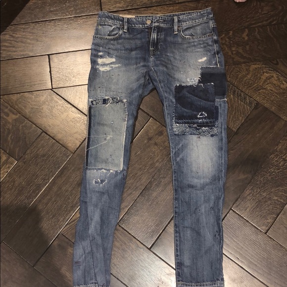 ralph lauren jeans with patches